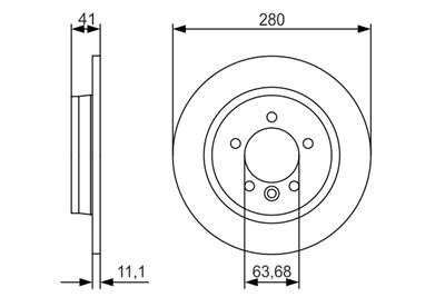 BOSCH 0 986 479 691 Číslo výrobce: BD1683. EAN: 4047025167925.