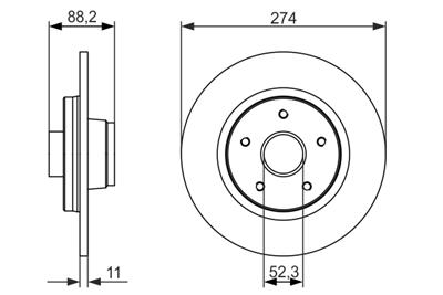 BOSCH 0 986 479 695 Číslo výrobce: BD1530. EAN: 4047024749948.