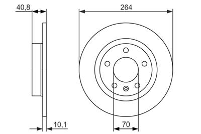 BOSCH 0 986 479 715 Číslo výrobce: BD1547. EAN: 4047024886834.