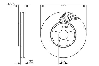 BOSCH 0 986 479 719 Číslo výrobce: BD1551. EAN: 4047024886841.