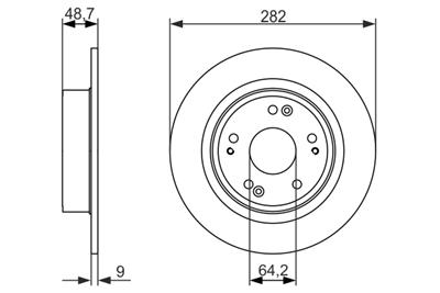 BOSCH 0 986 479 738 Číslo výrobce: BD1569. EAN: 4047024886988.