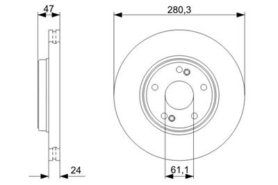 BOSCH 0 986 479 743 Číslo výrobce: BD1118. EAN: 4047024096578.