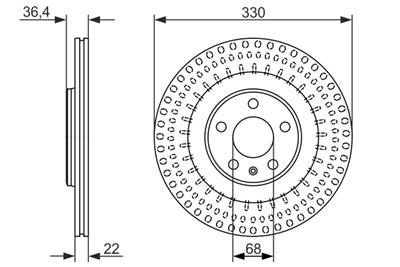 BOSCH 0 986 479 750 Číslo výrobce: BD1580. EAN: 4047024887084.