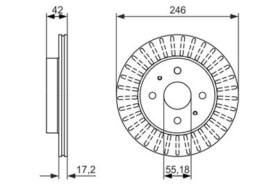BOSCH 0 986 479 769 Číslo výrobce: BD1599. EAN: 4047024946965.