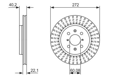 BOSCH 0 986 479 789 Číslo výrobce: BD1619. EAN: 4047024946941.