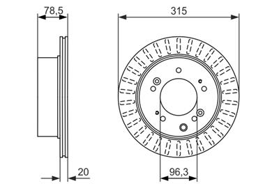 BOSCH 0 986 479 793 Číslo výrobce: BD1623. EAN: 4047024946804.