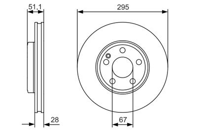 BOSCH 0 986 479 A01 Číslo výrobce: BD1688. EAN: 4047025167956.