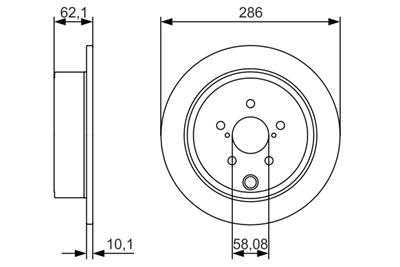 BOSCH 0 986 479 A10 Číslo výrobce: BD1697. EAN: 4047025168052.
