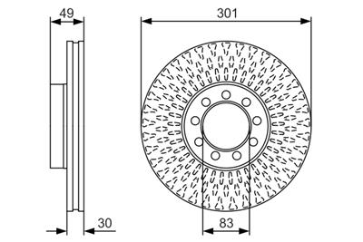 BOSCH 0 986 479 A23 Číslo výrobce: BD1710. EAN: 4047025195041.