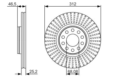 BOSCH 0 986 479 A30 Číslo výrobce: BD1717. EAN: 4047025194921.