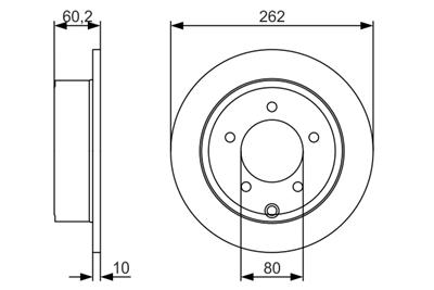 BOSCH 0 986 479 A39 Číslo výrobce: BD1726. EAN: 4047025195072.