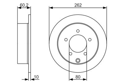 BOSCH 0 986 479 A41 Číslo výrobce: BD1728. EAN: 4047025195102.