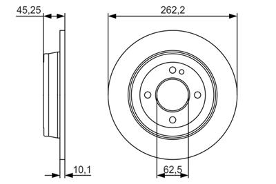 BOSCH 0 986 479 A44 Číslo výrobce: BD1731. EAN: 4047025195089.