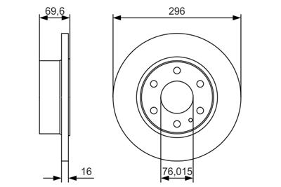 BOSCH 0 986 479 A51 Číslo výrobce: BD2123. EAN: 4047025362726.