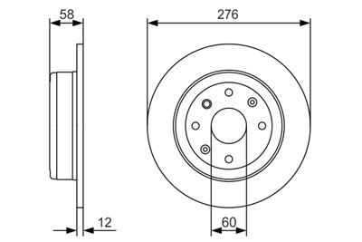 BOSCH 0 986 479 A56 Číslo výrobce: BD2128. EAN: 4047025362764.