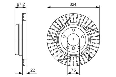 BOSCH 0 986 479 A78 Číslo výrobce: BD2138. EAN: 4047025362849.