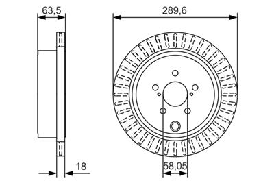 BOSCH 0 986 479 A83 Číslo výrobce: BD2143. EAN: 4047025362887.