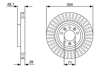 BOSCH 0 986 479 A89 Číslo výrobce: BD2149. EAN: 4047025362931.