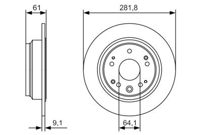 BOSCH 0 986 479 A91 Číslo výrobce: BD2151. EAN: 4047025362948.