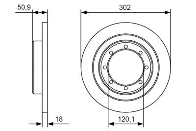 BOSCH 0 986 479 A93 Číslo výrobce: BD2153. EAN: 4047025362962.