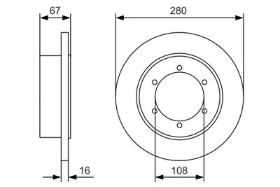 BOSCH 0 986 479 A94 Číslo výrobce: BD2154. EAN: 4047025362979.