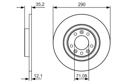 BOSCH 0 986 479 C25 Číslo výrobce: BD2164. EAN: 4047025472050.
