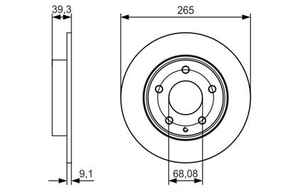 BOSCH 0 986 479 C26 Číslo výrobce: BD2165. EAN: 4047025472074.