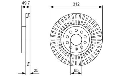 BOSCH 0 986 479 C29 Číslo výrobce: BD2168. EAN: 4047025471886.