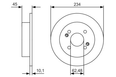 BOSCH 0 986 479 D02 Číslo výrobce: BD2423. EAN: 4047025571074.