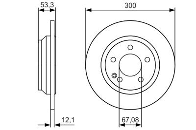 BOSCH 0 986 479 D12 Číslo výrobce: BD2433. EAN: 4047025570886.