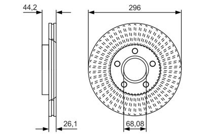 BOSCH 0 986 479 D15 Číslo výrobce: BD2436. EAN: 4047025570848.