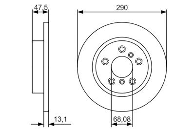 BOSCH 0 986 479 D17 Číslo výrobce: BD2438. EAN: 4047025570985.