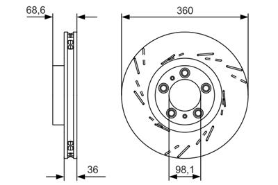 BOSCH 0 986 479 D22 Číslo výrobce: BD2443. EAN: 4047025570923.
