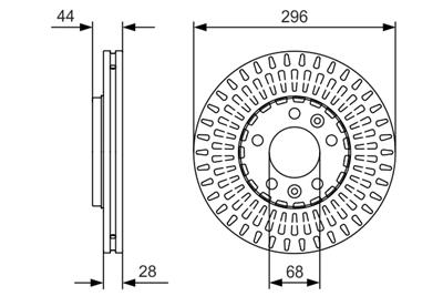 BOSCH 0 986 479 D30 Číslo výrobce: BD2451. EAN: 4047025571067.