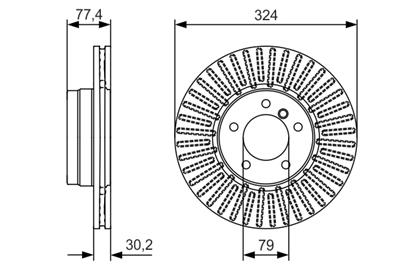 BOSCH 0 986 479 D39 Číslo výrobce: BD2460. EAN: 4047025570961.