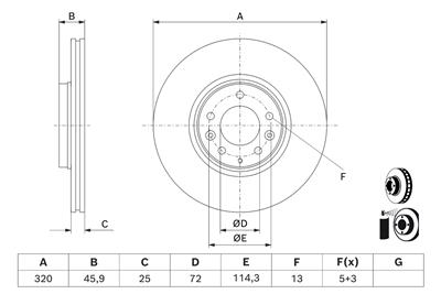 BOSCH 0 986 479 D74 Číslo výrobce: BD2560. EAN: 4047026140828.