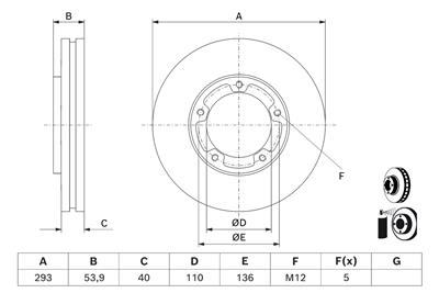 BOSCH 0 986 479 D81 Číslo výrobce: BD2567. EAN: 4047026140859.