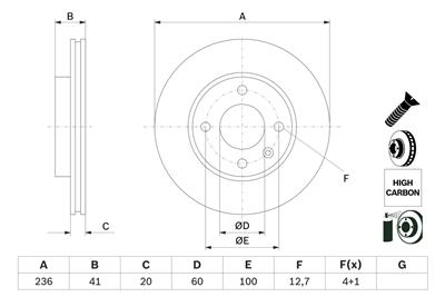 BOSCH 0 986 479 D91 Číslo výrobce: BD2623. EAN: 4047026159974.