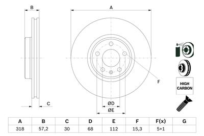BOSCH 0 986 479 E49 Číslo výrobce: BD2650. EAN: 4047026159646.