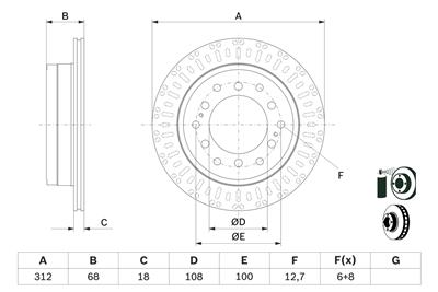 BOSCH 0 986 479 F07 Číslo výrobce: BD2752. EAN: 4047026262148.