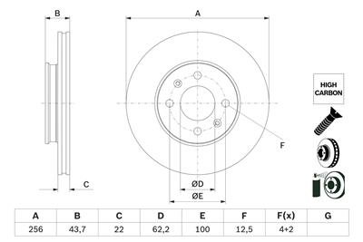 BOSCH 0 986 479 F29 Číslo výrobce: BD2774. EAN: 4047026322071.