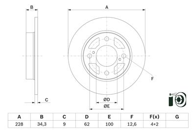 BOSCH 0 986 479 F38 Číslo výrobce: BD2783. EAN: 4047026368444.