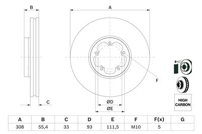 BOSCH 0 986 479 F46 Číslo výrobce: BD2791. EAN: 4047026417364.