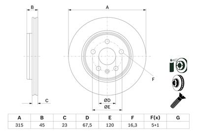 BOSCH 0 986 479 F53 Číslo výrobce: BD 2798. EAN: 4047026352955.