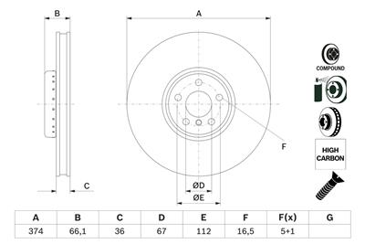 BOSCH 0 986 479 F54 Číslo výrobce: BD2799. EAN: 4047026352993.