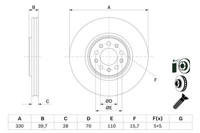 BOSCH 0 986 479 F66 Číslo výrobce: BD2811. EAN: 4047026353112.