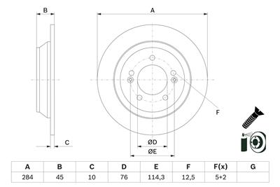 BOSCH 0 986 479 G28 Číslo výrobce: BD2872. EAN: 4047023048172.