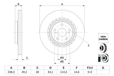 BOSCH 0 986 479 G63 Číslo výrobce: BD2907. EAN: 4047023072795.