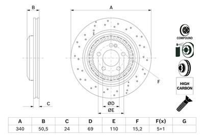 BOSCH 0 986 479 H40 Číslo výrobce: BD2992. EAN: 4047026559330.