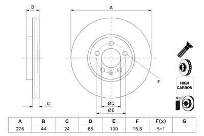 BOSCH 0 986 479 H71 Číslo výrobce: BD3023. EAN: 4047026641370.
